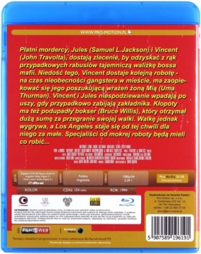 «Криминальное чтиво» [BLU-RAY] ВЕРСИЯ С СУБТИТРАМИ