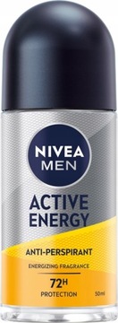 NIVEA MEN Antyperspirant męski w kulce Active Energy 50ml