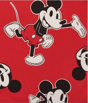 Piżama damska bawełniana letnia Mickey Mouse (koszula nocna)