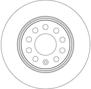 КОЛОДКИ ДИСКИ TRW OCTAVIA II TOLEDO III GOLF V A3