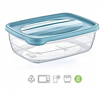 POJEMNIK PROSTOKĄT TRENDBOX 3L PLASTIK NA ŻYWNOŚĆ