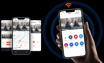 VANTRUE FALCON F1 4K/FHD GPS-КАМЕРА ДЛЯ МОТОЦИКЛА