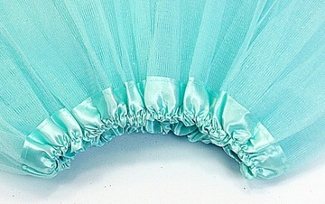 *ЮБКА ИЗ ТЮЛЯ ЮБКА-ПАЧКА 30 см МЯТА