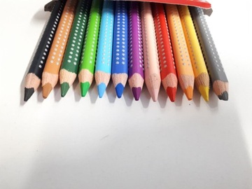 Мелки плотные, 12 цветов, Faber Castell.