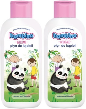 Płyn do kąpieli dla dzieci BAMBINO DZIECIAKI 2x 400ml Zestaw