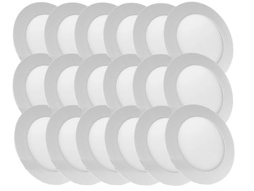 Zestaw Lampka Sufitowa Halogen 6W LED SLIM 18x