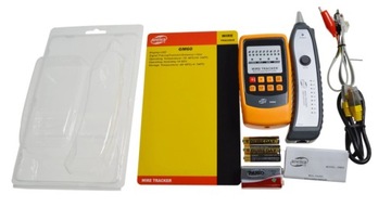 SZUKACZ PAR TESTER PRZEWODÓW DETEKTOR SIECI WIRE TRACKER RJ11 RJ45 ZESTAW