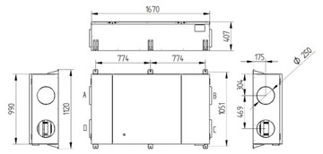 Рекуператор Ванас 800