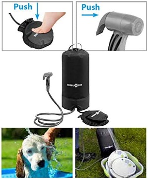 ДУШ НАПРЯЖЕНИЯ ДЛЯ КЕМПИНГА BRUNNER SPLASH 15л