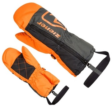 Rękawice dziecięce ZIENER LEON minis orange 116 cm
