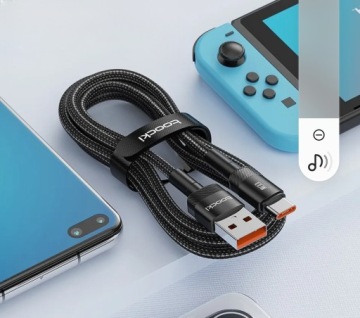 Toocki 1 м. 100 Вт USB кабель для зарядки тип A - USB C 6A 1 метр