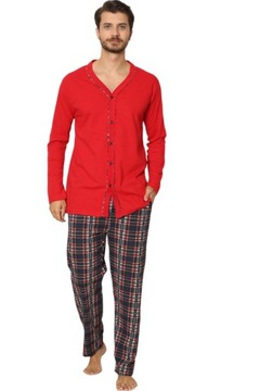 МУЖСКАЯ ПИЖАМА С ДЛИННЫМ РУКАВОМ, ВСЕ НА МОЛНИИ/ХЛОПОК