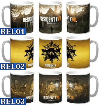 КРУЖКА RESIDENT EVIL BIOHAZARD + ИМЕННЫЕ КАРТОННЫЕ ОБРАЗЦЫ