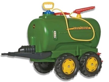 ROLLY TOYS PRZYCZEPA CYSTERNA Z ROZPYLACZEM I POMPKĄ JOHN DEERE DWUOSIOWA 1