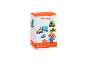 KLOCKI MINI WAFFLE FARMER TRAKTOR ŚREDNI 82 EL.