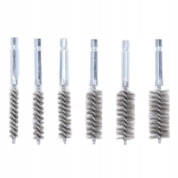 НАБОР ЩЕТОК ДЛЯ ОТВЕРСТИЙ 8-19ММ, 6 ШТ.