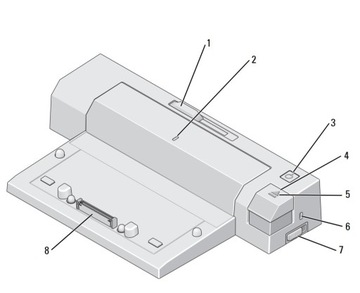 Док-станция Dell E-Port Plus Latitude Precision PR02X K09A USB 3.0