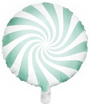 Balon foliowy cukierek miętowy 35cm dekoracja