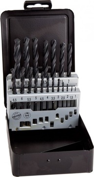 Wiertła do METALU HSS zestaw 1-10mm Milwaukee-19el