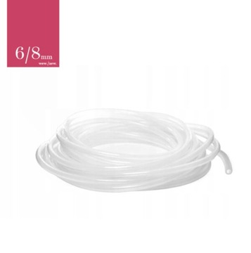 Wężyk przewód silikonowy 6/8 mm do destylacji