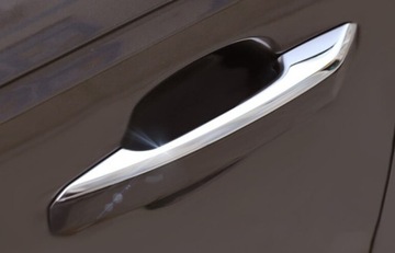 Хромированные накладки на дверные ручки AUDI A4 S4 B9 2015 - 2021 г.