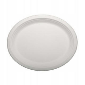 Talerze owalne EKO z trzciny cukrowej 32cm 25,5