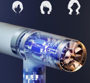 Маленький фен с ионизацией 800 Вт с диффузором ионизации