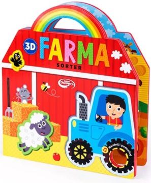 PUZZLE DZWIĘKI WOKÓŁ NAS 3D FARMA ZWIERZĘTA TRAKTOR KSIĄŻECZKA ZAMYKANA EDU