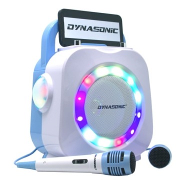 DYNASONIC Колонка Портативна Караоке мікрофон DK-201 LED (L) (виставковий)