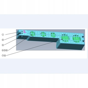 Игровая консоль с зажимом для вентилятора радиатора,