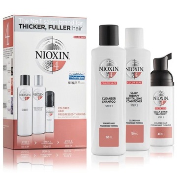 NIOXIN 4 ZESTAW PRZECIW WYPADANIU WŁOSÓW 2x150ml+50ml