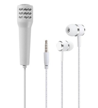APT AG100C Mini mikrofon karaoke ze słuchawkami