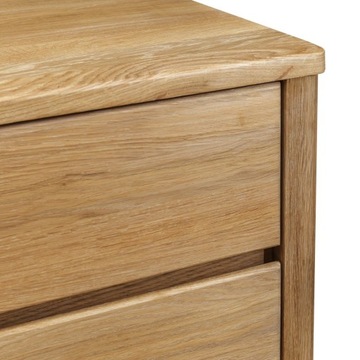 ЛОЗАННА прикроватная тумбочка, дуб, натуральное дерево