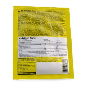 OLIMP WHEY PROTEIN COMPLEX 37 г WPI WPH PROTEIN WPC