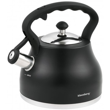 CZAJNIK METALOWY Z GWIZDKIEM 2.7 L- KLAUSBERG