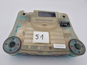 КОНСОЛЬ NINTENDO 64, ЕВРОПЕЙСКАЯ ПРОЗРАЧНАЯ СИНЯЯ ВЕРСИЯ