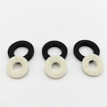 50 шт., труба, клапан, фетровые шайбы, накладка на музыкальный инструмент, белый цвет