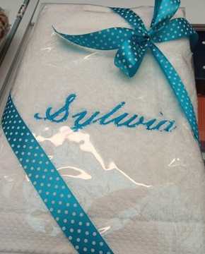 Хлопковое полотенце 50 x100 с именем персонализации вышивка 550G 35 цветов