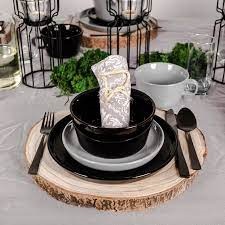 МНОГОРАЗОВЫЕ ЧЕРНЫЕ СТОЛОВЫЕ ПРИБОРЫ 200 ШТ. ЭКО Пластик ДЛЯ КЕЙТЕРИНГА ДЛЯ МЕРОПРИЯТИЙ