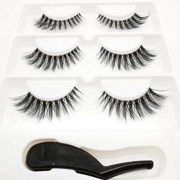 3D fibre Handmade Volume Fuffy Lashes grube długie rzęsy przedłużanie oczu