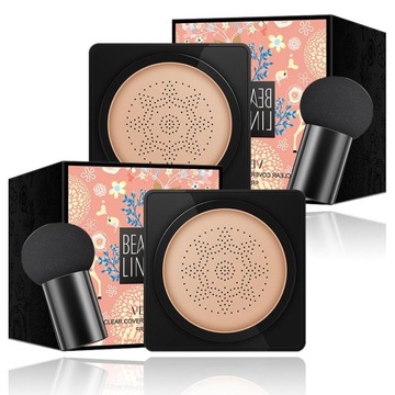 Wonderninelife Beauty Cream, Косметический крем с грибной кисточкой, Длинный макияж