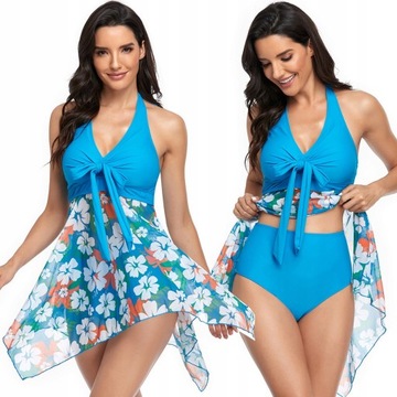 STRÓJ KĄPIELOWY BIKINI TANKINI TUNIKA SUKIENKA