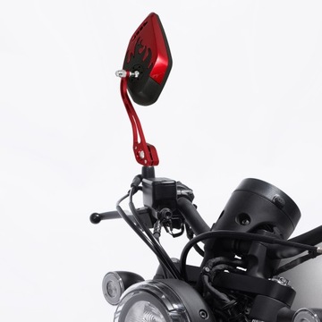 Электрическое алюминиевое автомобильное зеркало для мотоцикла