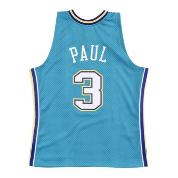 БИРЮЗОВАЯ ФУТБОЛКА MITCHELL&NESS NBA NEW ORLEAN HORNETS CHRIS PAUL - L