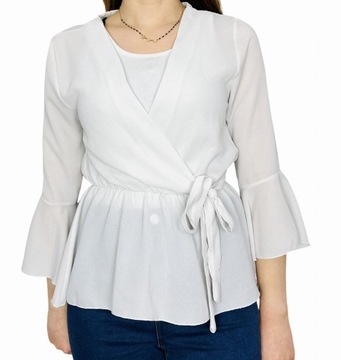 Bluzka kopertowa S 36 Boohoo
