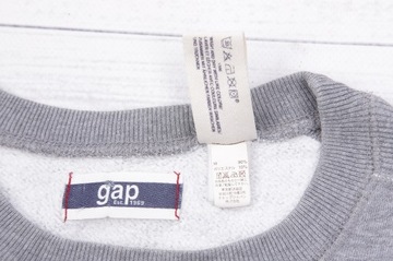 Gap BLUZA Cotton Oryginal MESKA PREMIUM CLASSIC SZARA L