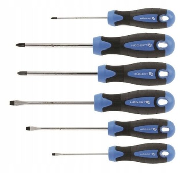Отвертки Набор отверток 6 шт. HT1S095 HOGERT.