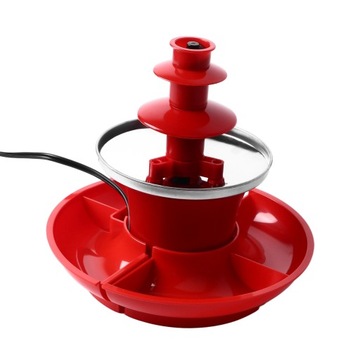 3-х уровневый электрический шоколадный фонтан для фондю для вечеринок Dip YS