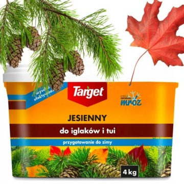 NAWÓZ JESIENNY DO TUI THUI TUJE IGLAKI CISY TUJI WIADRO 4 KG