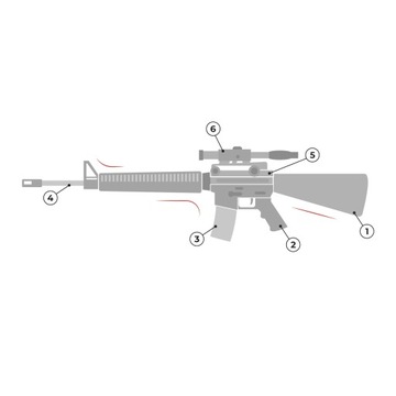 ВИНТОВКА, ШАРОВОЕ ПИСТОЛЕТСТВО, СТРЕЛЬБА АСГ, КОПИЯ